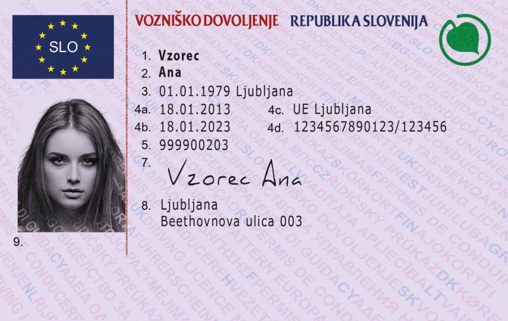 Buy Slovenian Driving License