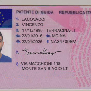 Buy italian drivers license