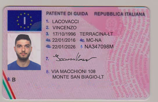 Buy italian drivers license