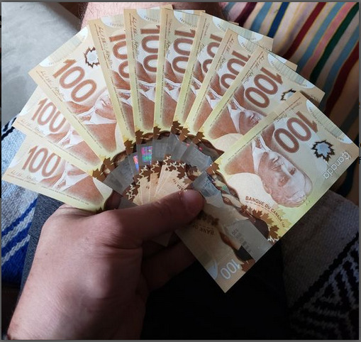 Canadian Counterfeit 100 Dollar Bills