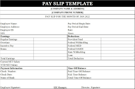 Pay slip for sale